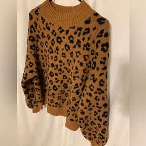 Cheetah Print Sweater